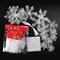 63 Pieces 4 Sizes White Christmas Snowflake Ornaments Garland
